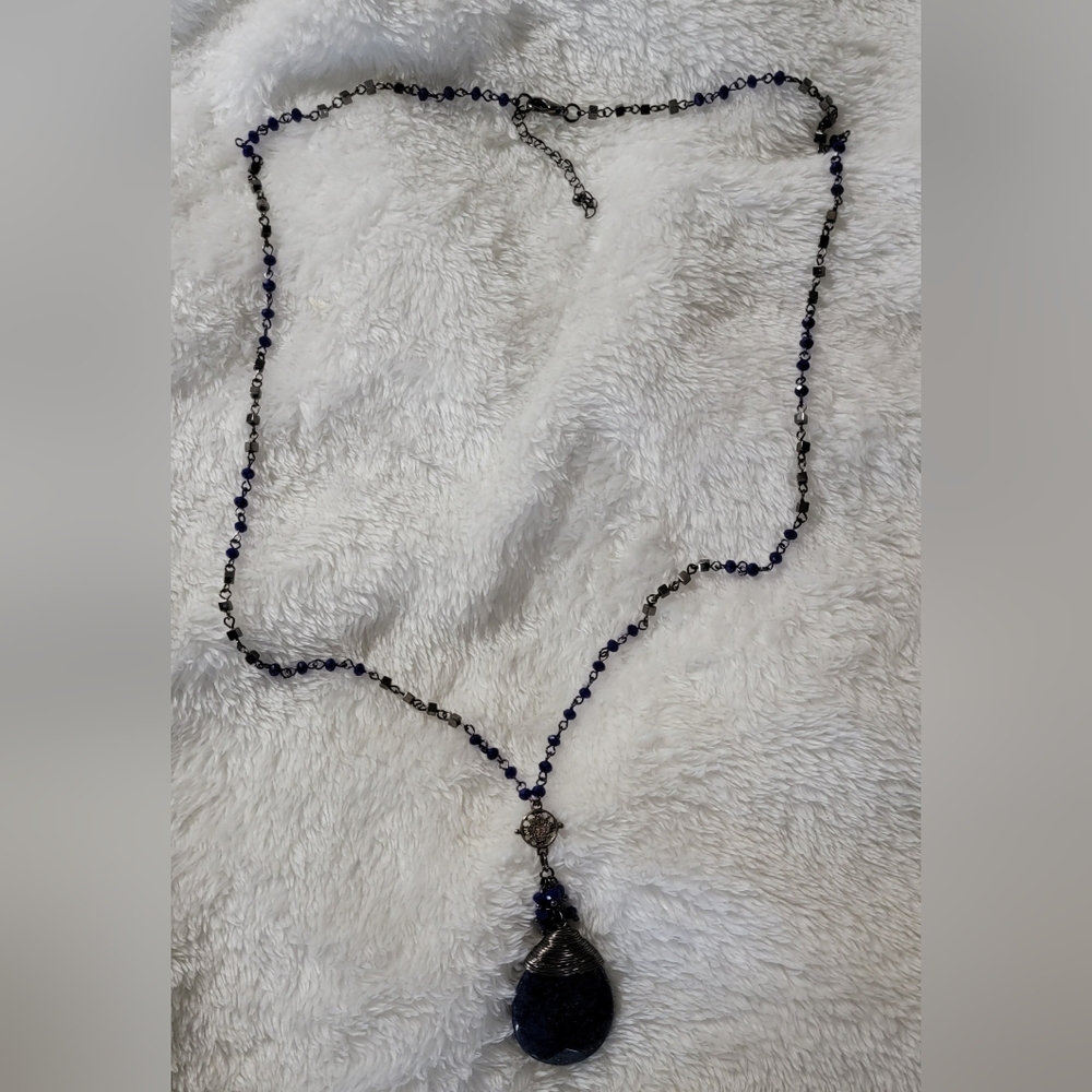 Beautiful lapis necklace - Picture 3 of 8
